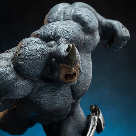 Iron Studios - BDS Art Scale 1/10 - Spider-Man Vs Villains - Rhino Statue 26cm - flash vidéo