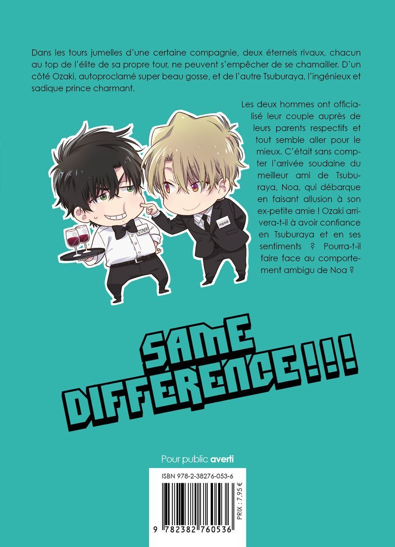 Same Difference - Tome 07 - Livre (Manga) - Yaoi - Hana Collection