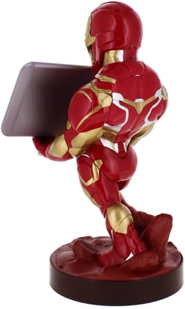 Cable Guys - Marvel - Iron Man Support Chargeur pour Téléphone et Manette - flash vidéo