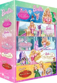 Barbie - Coffret : Casse-Noisette + Raiponce + Le Lac des cygnes + Les Trois Mousquetaires + La Magie de Noël [DVD]