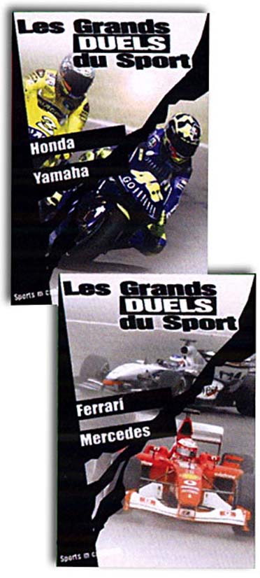 Les Grands duels du sport - Moto - Honda / Yamaha + Automobile - Ferrari / Mercedes [DVD]