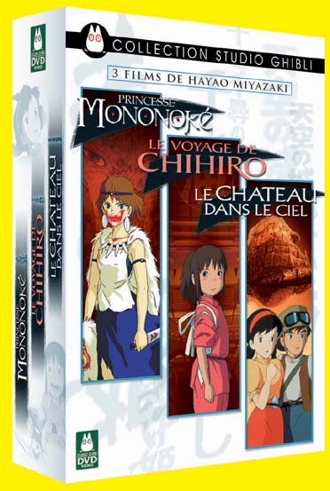 Miyazaki - Coffret - Princesse Mononoké + Le voyage de Chihiro + Le château dans le ciel [DVD]