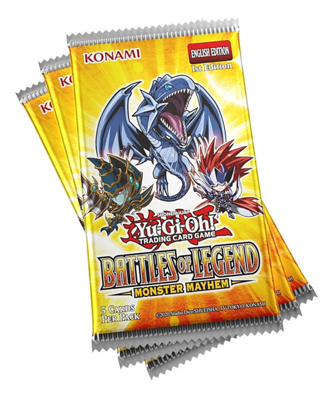 Yu-Gi-Oh! JCC - Pack de 3 Boosters Batailles de Légende : Le Tumulte des Monstres (Blister cartonné)