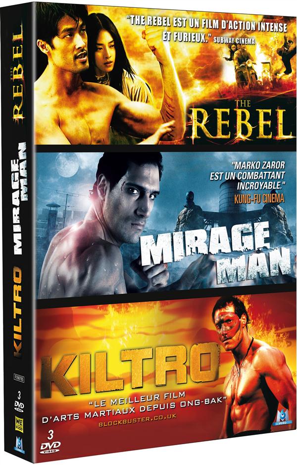 Coffret Action - The Rebel + Kiltro + Mirage Man [DVD]