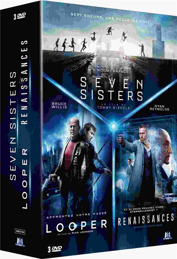 Coffret Science Fiction : Seven Sisters + Looper + Renaissances [DVD]