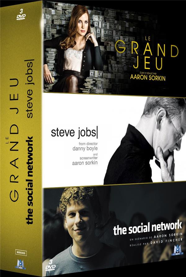 Coffret Aaron Sorkin 3 films [DVD]