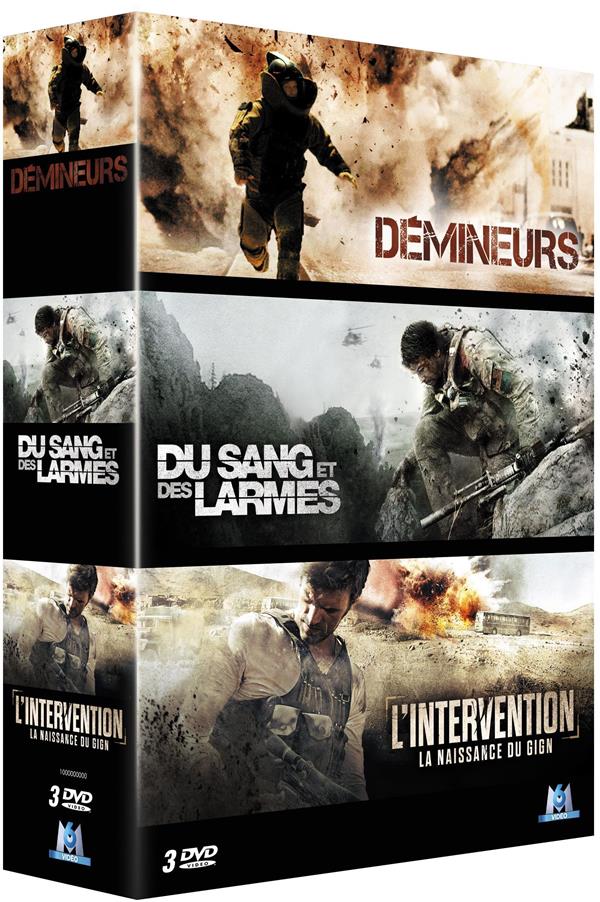 Coffret Unités spéciales : L'Intervention + Du sang et des larmes + Démineurs [DVD]