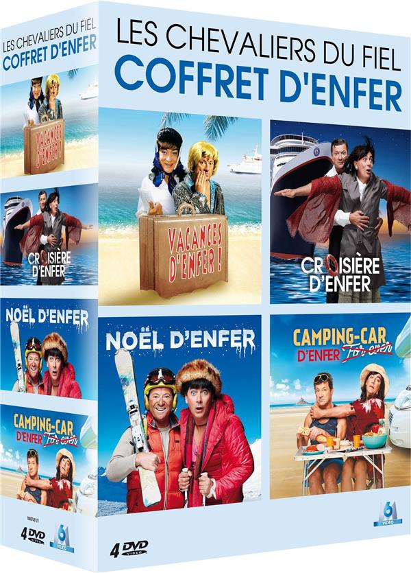 Les Chevaliers du fiel - Coffret d'enfer : Vacances d'enfer ! + Croisière d'enfer ! + Noël d'enfer + Camping-car For ever [DVD]