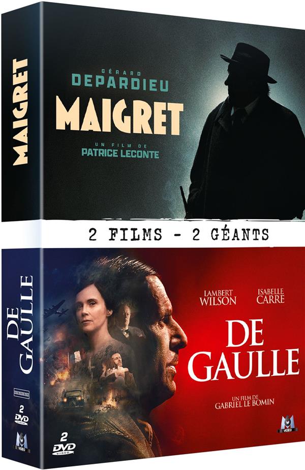 2 films - 2 géants : Maigret + De Gaulle [DVD]