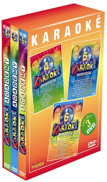 Karaoké Academy - Coffret n° 2 (Vol. 4 à 6) [DVD]