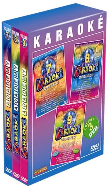 Karaoké Academy - Coffret n° 3 (Vol. 7 à 9) [DVD]
