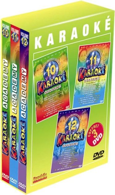 Karaoké Academy - Coffret n° 4 (Vol. 10 à 12) [DVD]