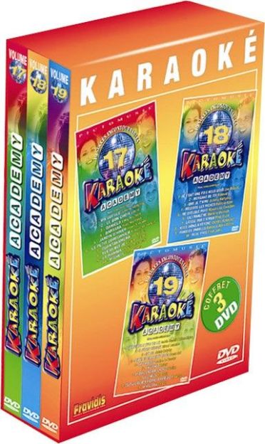Karaoké Academy - Coffret n° 6 (Vol. 16 à 18) [DVD]