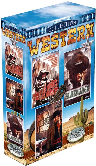 Coffret Western spaghetti n°1 : Priez les morts, tuez les vivants - Blackjack - Gringo joue sur le rouge [DVD]