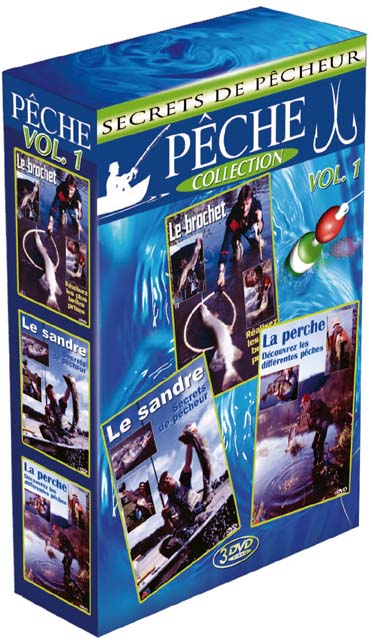 Coffret pêche Vol. 1 (3 DVD) : Le sandre - Le brochet - La perche [DVD] - flash vidéo