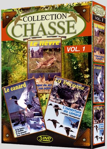 Coffret chasse Vol. 1 (3 DVD) : Le lièvre - La bécasse - Le canard [DVD] - flash vidéo