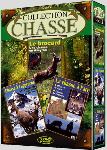 Coffret chasse Vol. 3 (3 DVD) : Brocard - La chasse à l'arc - La chasse à l'approche [DVD] - flash vidéo