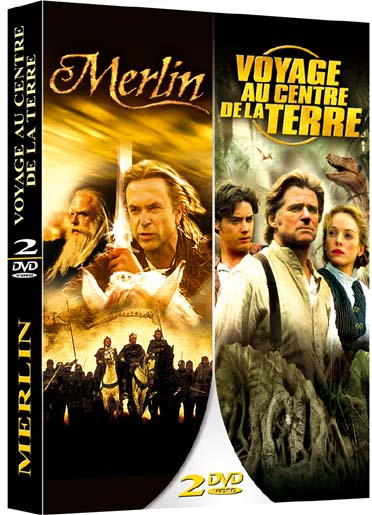 Merlin + Voyage au centre de la Terre [DVD] - flash vidéo