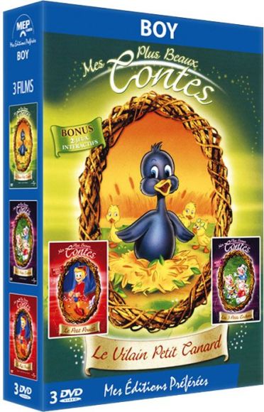 Mes plus beaux contes : Le Vilain Petit Canard + Le Petit Poucet + Les 3 Petits Cochons [DVD]