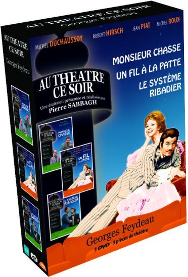 Georges Feydeau - 3 pièces de théâtre : Monsieur Chasse + Un fil à la patte + Le système Ribadier [DVD]
