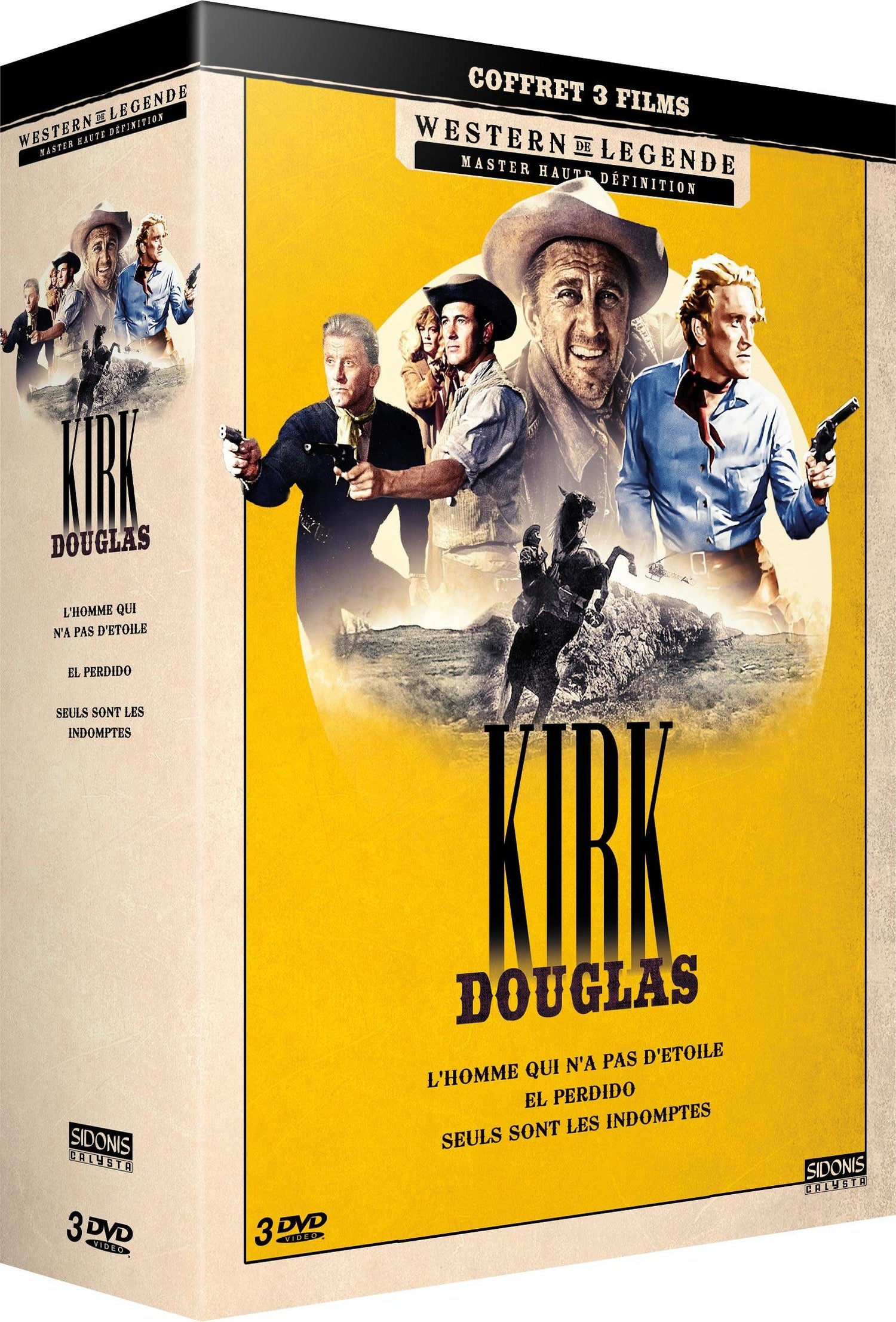 Kirk Douglas - Coffret 3 films : L'Homme qui n'a pas d'étoile + El Perdido + Seuls sont les indomptés [DVD]