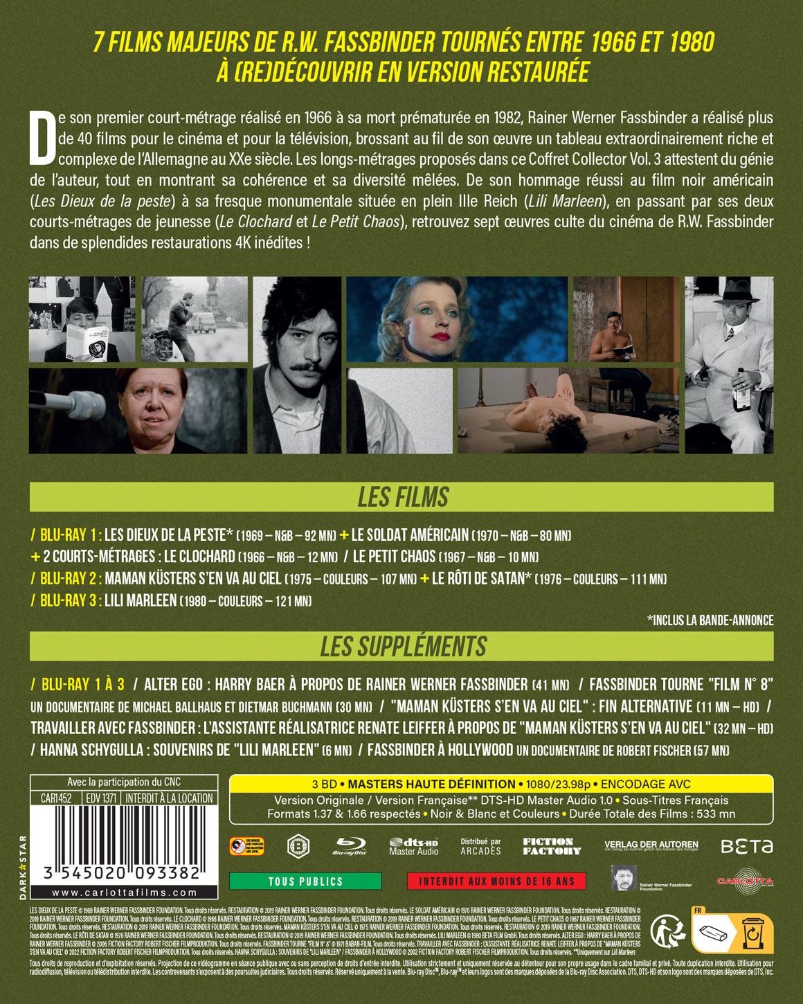 Rainer Werner Fassbinder - Vol. 3 [Blu-ray]