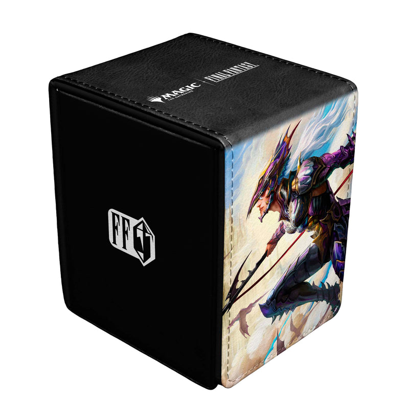 Ultra Pro - Magic: The Gathering - Universes Beyond: Final Fantasy - Boîte de Deck Alcove Flip Kain, Traitorous Dragoon