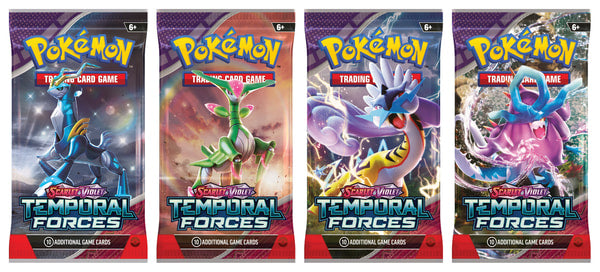 Pokémon TCG - Scarlet & Violet - Temporal Forces 3 Booster Blister Pack Cleffa or Cyclizar (1 Random Blister)