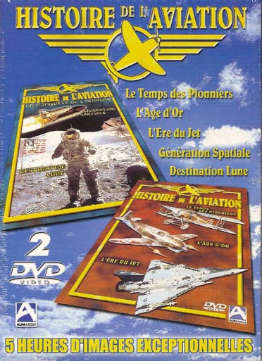 Coffret histoire de l'aviation : histoire de l'aviation ; génération spatiale [DVD]