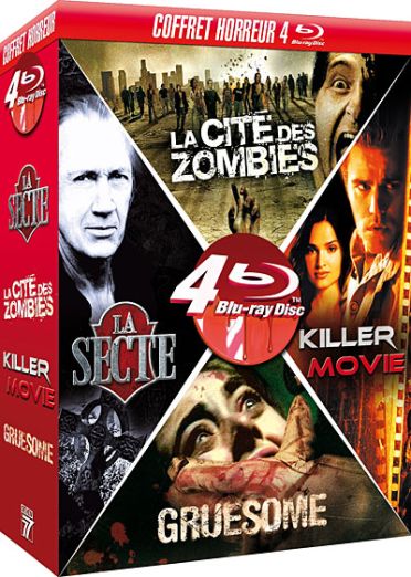 Coffret horreur 4 films [Blu-ray]