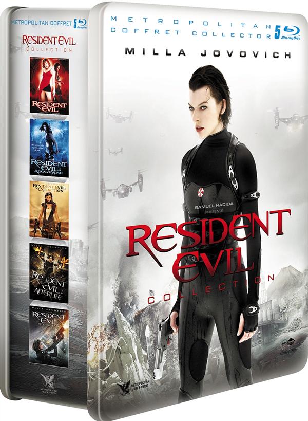 Resident Evil Collection : Resident Evil + Resident Evil : Apocalypse + Resident Evil : Extinction + Resident Evil : Afterlife + Resident Evil : Retribution [Blu-ray]