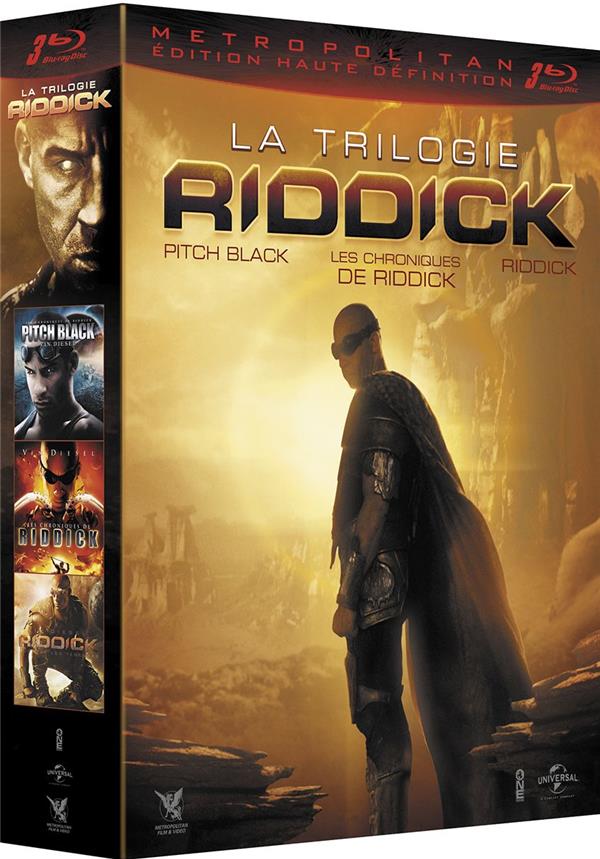 Riddick - La trilogie : Pitch Black + Les Chroniques de Riddick + Riddick [Blu-ray]