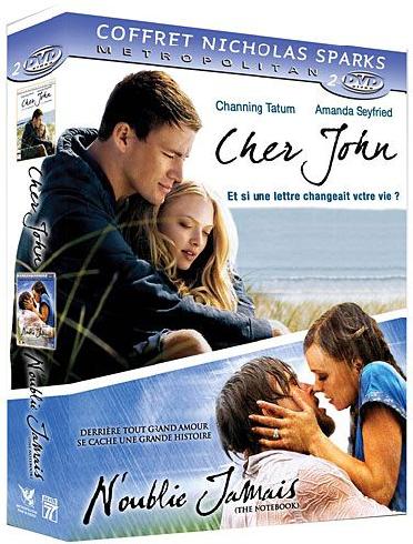 Coffret Nicholas Sparks : Cher John + N'oublie jamais [DVD]