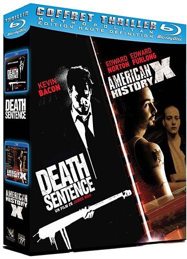 Coffret Thriller : American History X + Death Sentence [Blu-ray]
