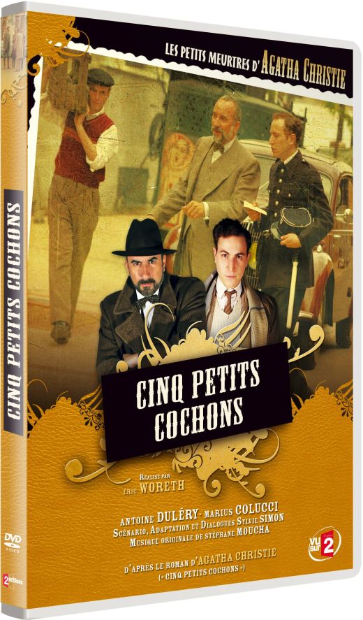 Les Petits meurtres d'Agatha Christie - Saison 1 - Épisode 07 : Cinq petits cochons [DVD]