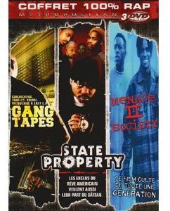 Coffret Rap : Menace II Society + Gang Tapes + State Property [DVD]