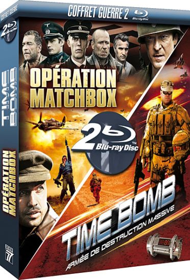 Coffret guerre 2 films : opération Matchbox ; time bomb [Blu-ray]