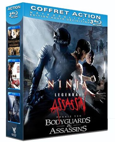 Coffret Action : Ninja + Legendary Assassin + Bodyguards & Assassins [Blu-ray]