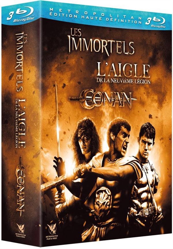 Les Immortels + L'aigle de la neuvième légion + Conan [Blu-ray]