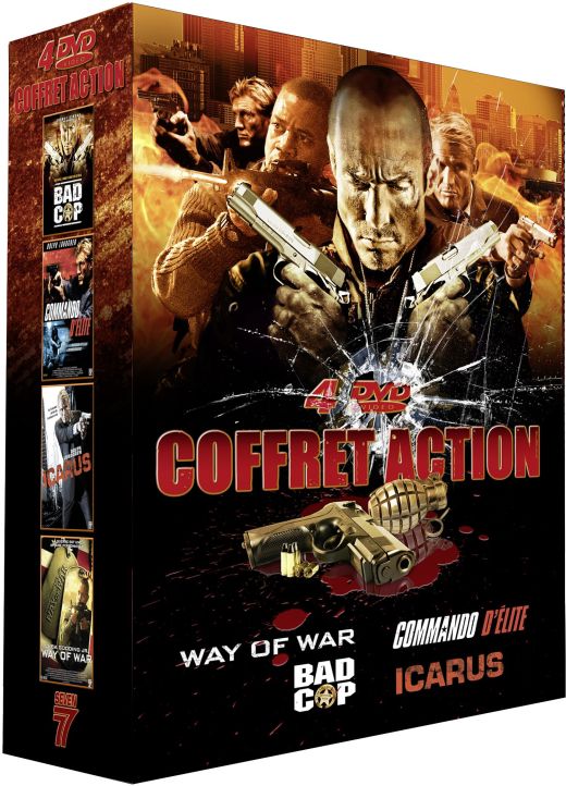 Action : Way of War + Commando d'élite + Bad Cop + Icarus [DVD]