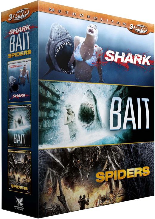 Shark + Bait + Spiders [DVD]