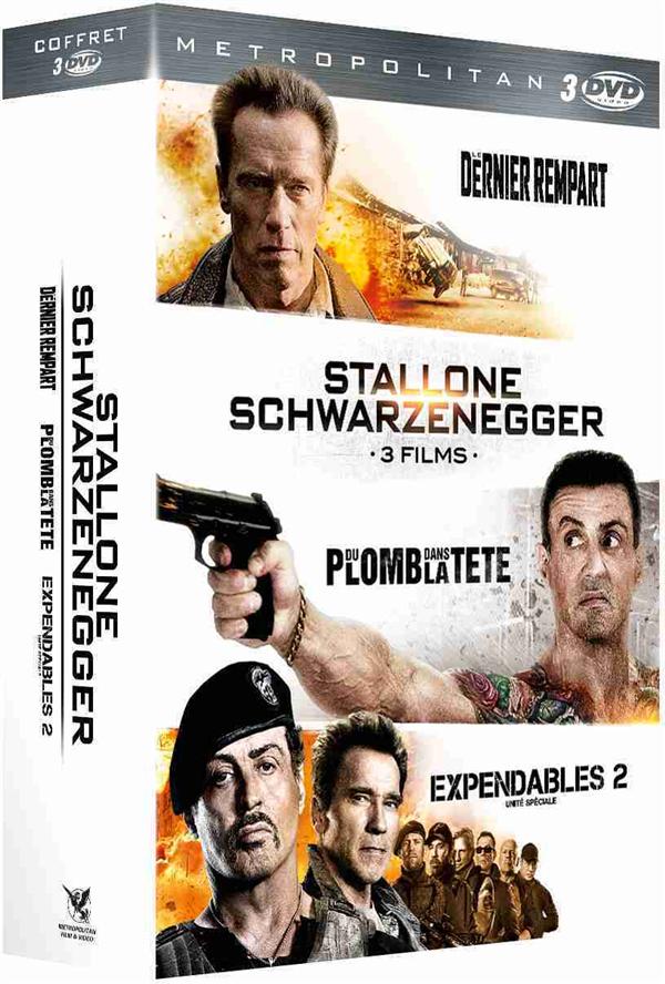 Stallone - Schwarzenegger : Du plomb dans la tête + Le Dernier rempart + Expendables 2 - Unité spéciale [DVD]