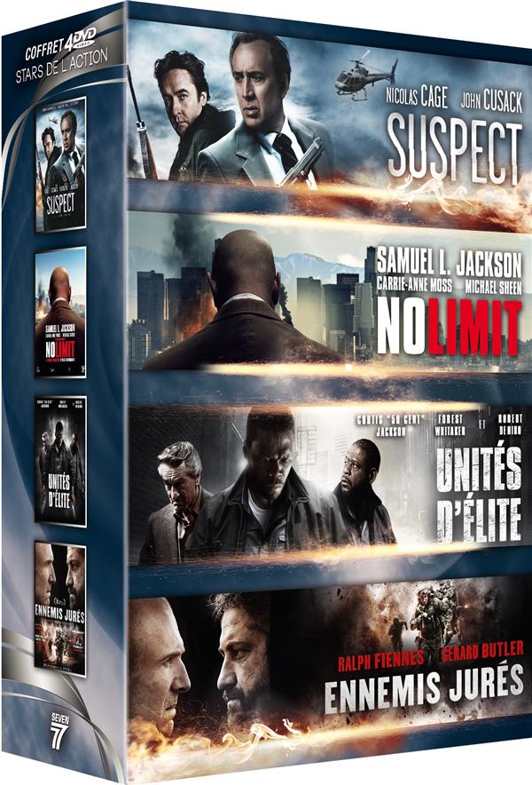 Stars de l'action : Suspect + No Limit + Unités d'élite + Ennemis jurés [DVD]