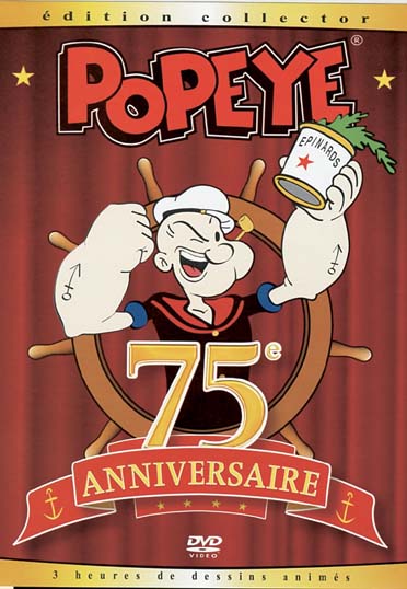 Popeye - 75° anniversaire [DVD] - flash vidéo