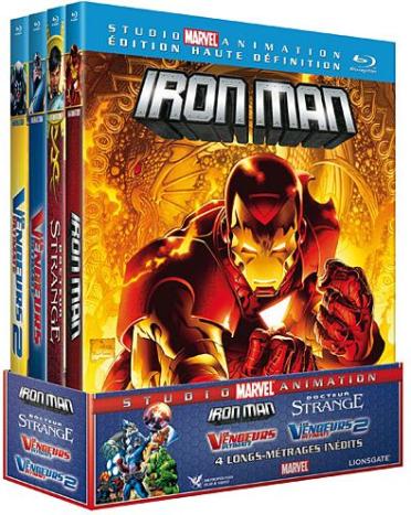 Studio Marvel Animation - Coffret 4 films [Blu-ray]