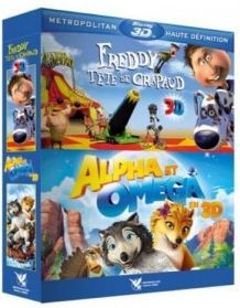 Freddy tête de crapaud + Alpha & Omega [Blu-ray 3D]