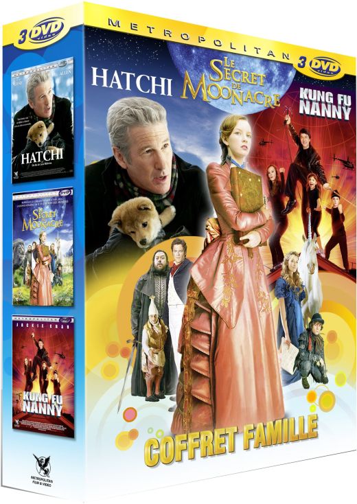 Famille : Hatchi + Le secret de Moonacre + Kung Fu Nanny [DVD]