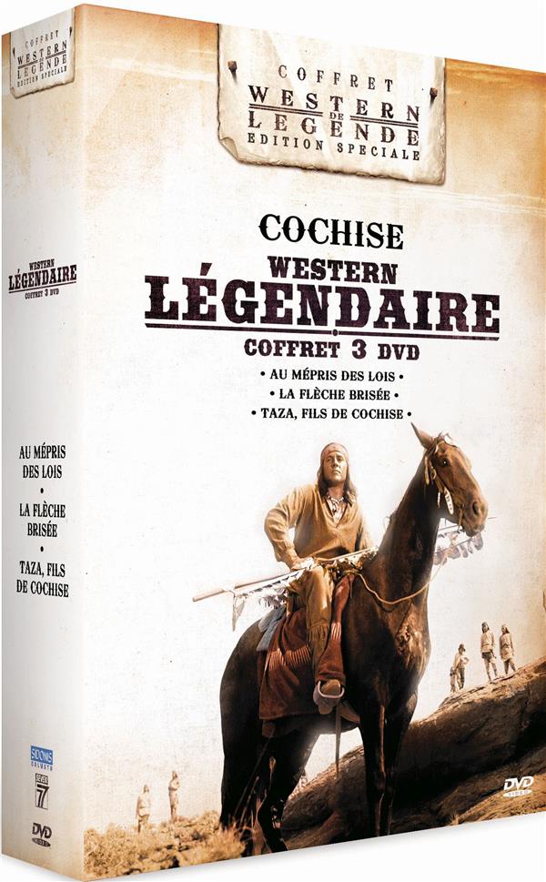 Western légendaire - Coffret Cochise : Au mépris des lois + La flèche brisée + Taza, fils de Cochise [DVD]