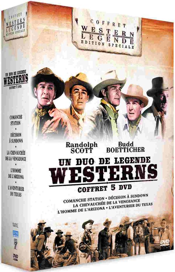 Randolph Scott - Budd Boetticher : Un duo de légende - Coffret 5 films [DVD] - flash vidéo