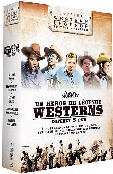 Audie Murphy : Un héros de légende - Coffret 5 films [DVD] - flash vidéo
